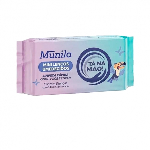 LENÇOS UMED.MINI TA NA MAO C/24 MUNILA