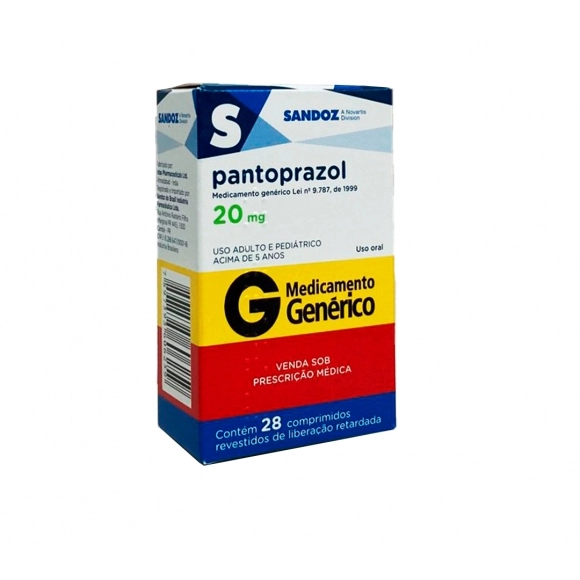 PANTOPRAZOL 20MG 28COM SANDOZ