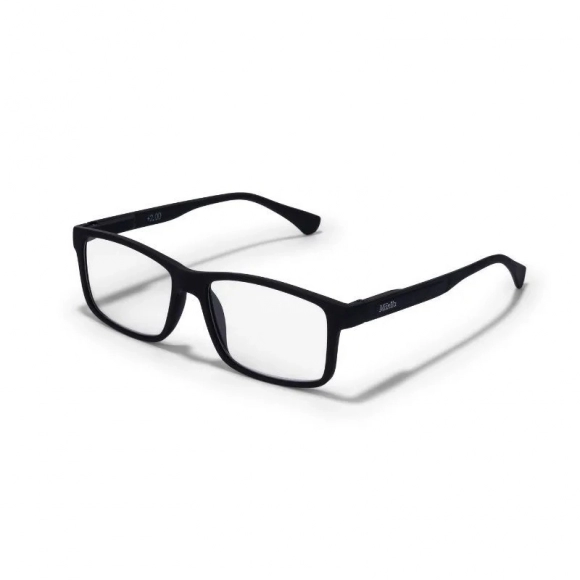 LUPA PARA LEITURA BASIC MASCULINA PRETO +2.25 MUNILA