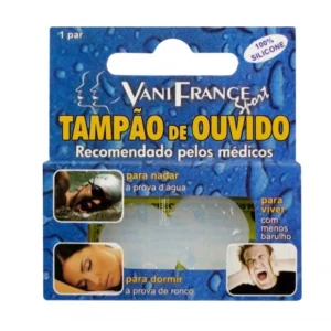 PROTETOR DE OUVIDO SILICONE C/1 PAR SORTIDO VANI FRANCE