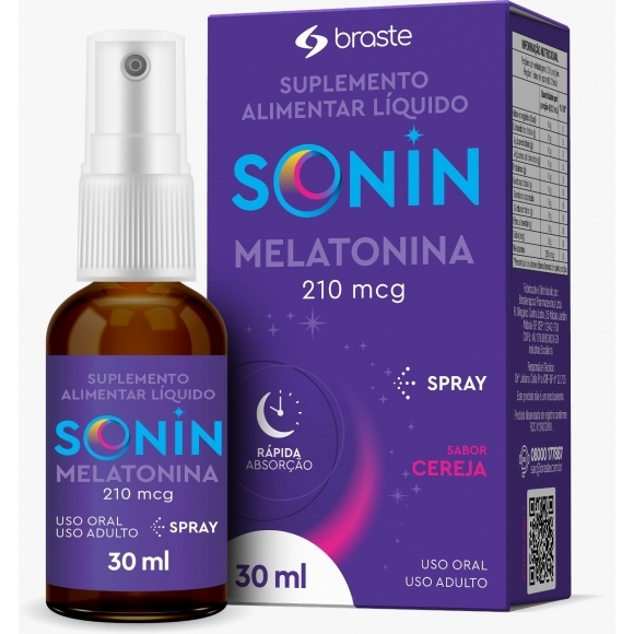 SONIN MELATONINA 30ML BRASTERAPICA