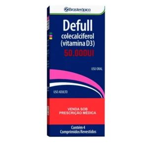 DEFULL D3 50000UI 04 COMPRIMIDOS  BRASTERAPICA