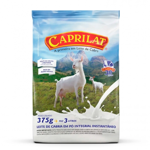 LEITE EM PÓ DE CABRA PACOTE 375G CAPRILAT