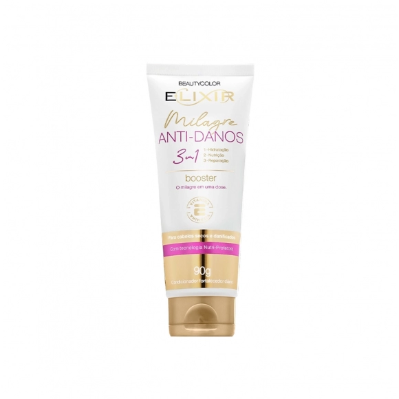 BOOSTER 3 EM 1 MILAGRE ANTI DANOS ELIXIR 90G BEAUTYCOLOR
