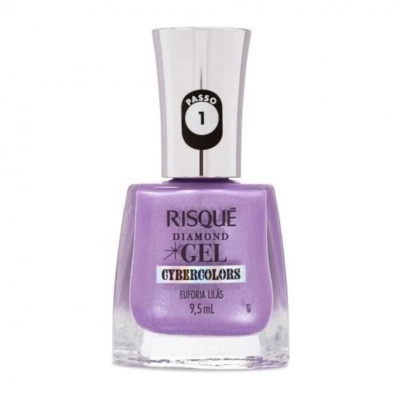 ESMALTE GEL CYBERCOLORS EUFORIA LILÁS 9,5ML – RISQUE