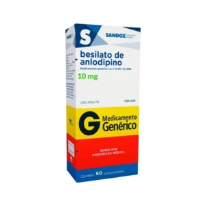ANLODIPINO BESILATO 10MG 60COM SANDOZ