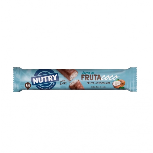 BARRA NUTRY FRUTA COCO 19G NUTRIMENTAL