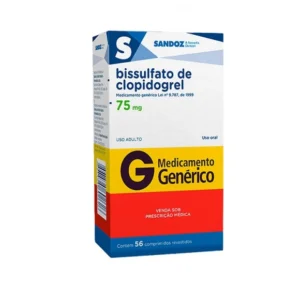 CLOPIDOGREL 75MG 56COM SANDOZ