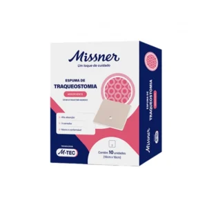 CURATIVO DE ESPUMA TRAQUEOSTOMIA ABSORVENTE MISSNER