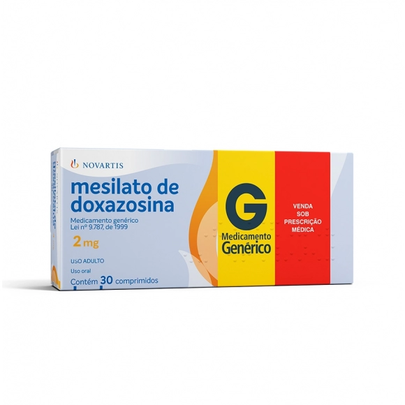 DOXAZOSINA 2MG 30COM NOVARTIS