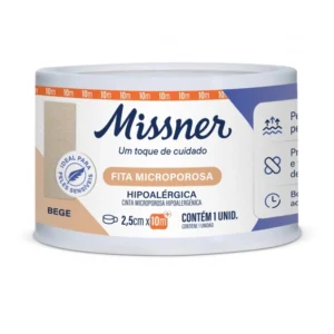 FITA MICROPORE BEGE 2.5CMX10M MISSNER