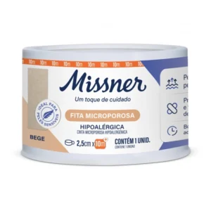 FITA MICROPORE BEGE 2.5CMX10M MISSNER