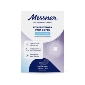 FITA PROTETORA PARA PÉS ROLO 25X3M MISSNER