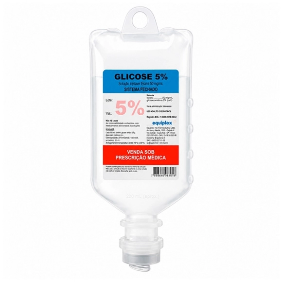 GLICOSE 1000ML FRASCO 5% EQUIPLEX