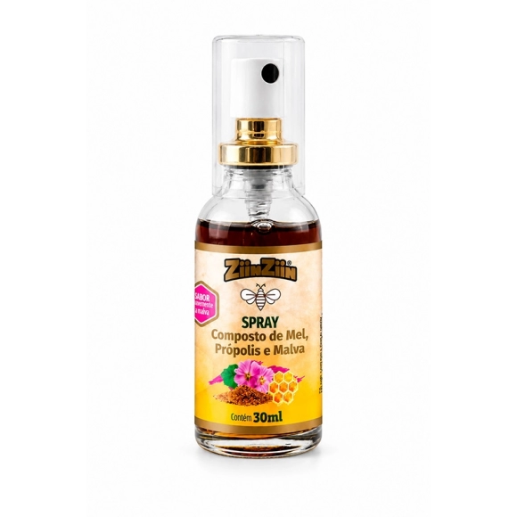 MEL E EXTRATO DE PROPOLIS SPRAY 30ML MALVA ZIINZIIN