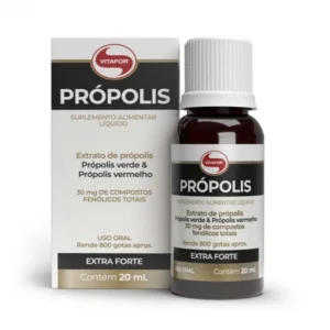 PRÓPOLIS EXTRATO GOTAS VERDE E VERMELHO 20ML VITAFOR