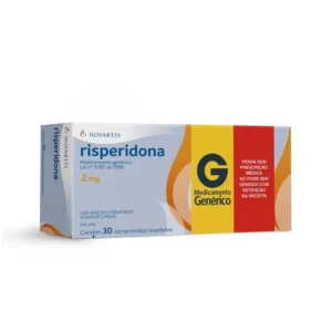 RISPERIDONA 2MG 30COM REVESTIDO C1* NOVARTIS