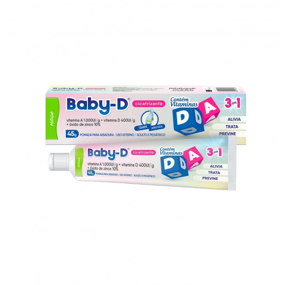 BABY-D POMADA PARA ASSADURA 45G NATULAB