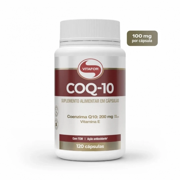 COENZIMA Q10 200MG POR PORÇÃO 120CAPS VITAFOR