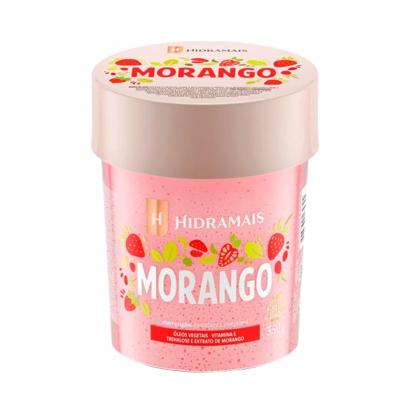 ESFOLIANTE MERENGUE MORANGO 350G HIDRAMAIS