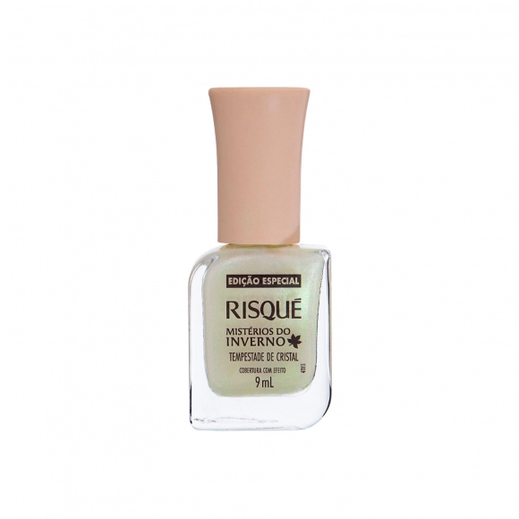 ESMALTE RISQUÉ EFEITO MISTÉRIOS DO INVERNO TEMPESTADE DE CRISTAL COTY