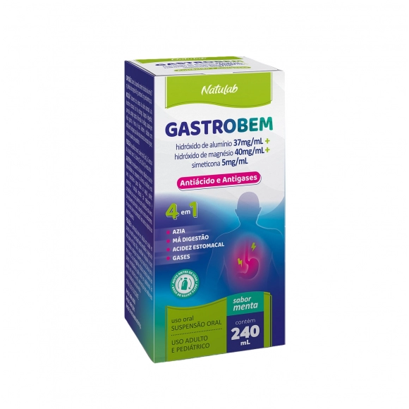 GASTROBEM MENTA 240ML NATULAB