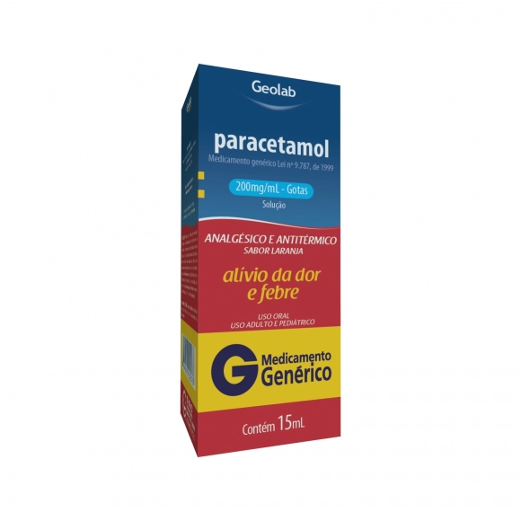 PARACETAMOL 200MG 15ML GEOLAB