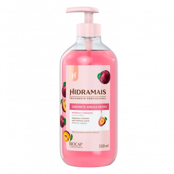 SABONETE LÍQUIDO AMEIXA NEGRA 500ML HIDRAMAIS