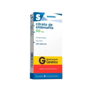 SILDENAFILA 50MG 8COM SANDOZ