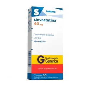 SINVASTATINA 40MG 30COM SANDOZ