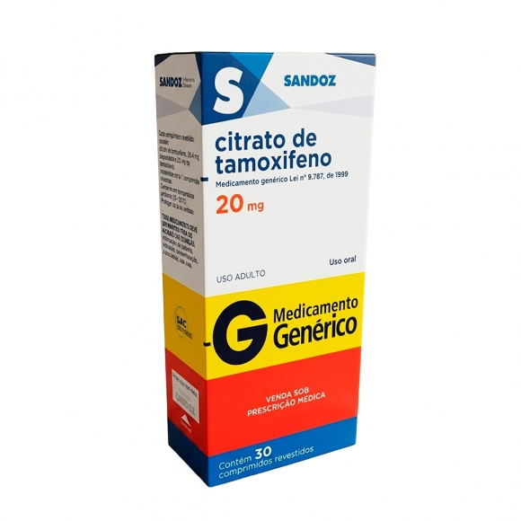 TAMOXIFENO 20MG 30COM SANDOZ