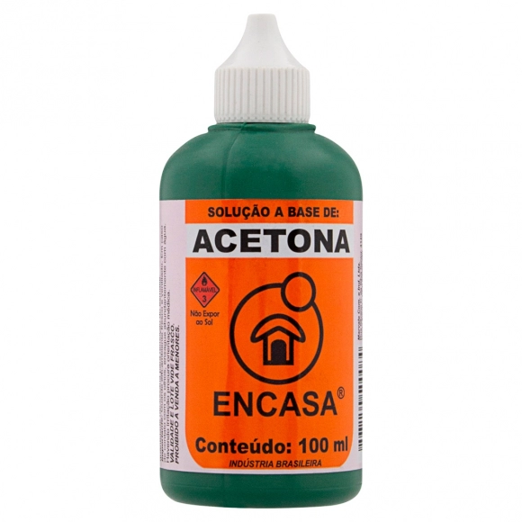 ACETONA SOLUÇÃO 100ML ENCASA