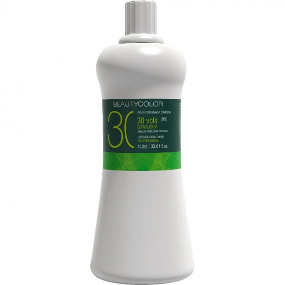 ÁGUA OXIGENADA 30 VOLUMES 1000ML CREMOSA BELA&COR