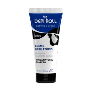 CREME DEPILATÓRIO BUÇO CARVÃO E ARGILA 50G DEPIROLL