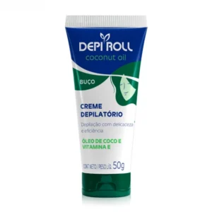CREME DEPILATÓRIO BUÇO ÓLEO DE COCO 50G DEPIROLL