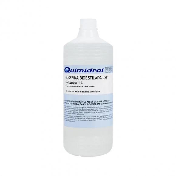 GLICERINA BIDESTILADA USP 1000ML QUIMIDROL