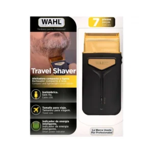 MÁQUINA DE ACABAMENTO E BARBEADOR TRAVEL SHAVER BIVOLT WAHL