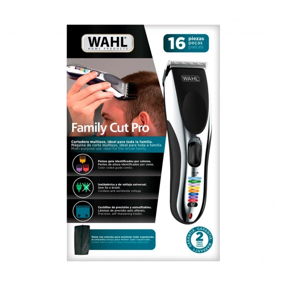 MÁQUINA DE CORTAR CABELO FAMILY PRO CUT SEM FIO WAHL