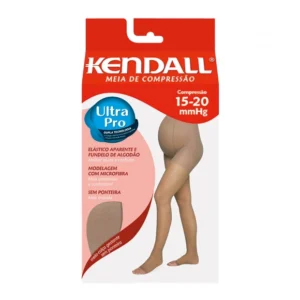 MEIA GESTANTE 15/20 MÉDIA COMPRESSÃO SEM PONTEIRA MEL GG 1337 KENDALL