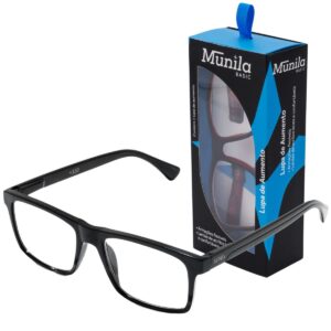 LUPA PARA LEITURA BASIC MASCULINA PRETO +2.25 MUNILA