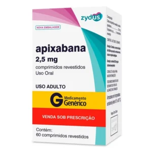 APIXABANA 2,5MG 60COM ZYDUS