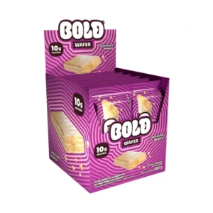 BARRA DE PROTEÍNA WAFER CHOCOLATE BRANCO C/12 40G BOLD
