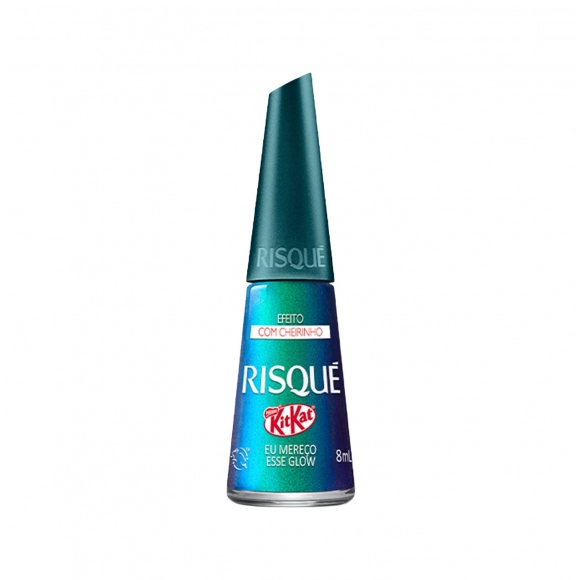 ESMALTE RISQUE EFEITO KITKAT EU MEREÇO ESSE GLOW COTY