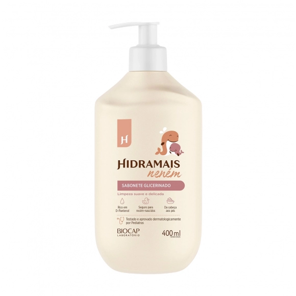SABONETE LÍQUIDO GLICERINADO NENÉM 400ML HIDRAMAIS