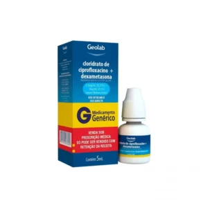 CIPROFLOXACINO + DEXAMETASONA 3,5MG + 1MG 5ML RET* GEOLAB