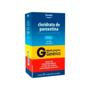 CLORIDRATO PAROXETINA 10MG 20COM C1* GEOLAB