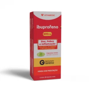 IBUPROFENO 600MG 10CAPS MOLE VITAMEDIC