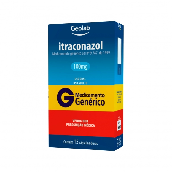 ITRACONAZOL 100MG 15CAPS GEOLAB
