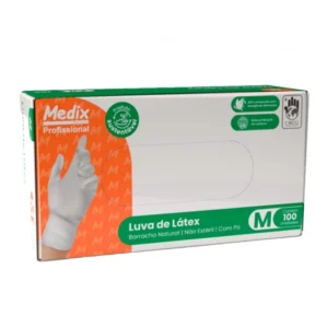 LUVAS DE PROCEDIMENTO NÃO CIRÚRGICO M C/100 MEDIX