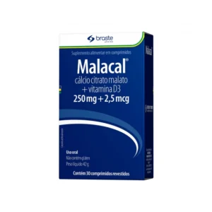 MALACAL  250MG + 2,5MCG 30COMP BRASTERAPICA
